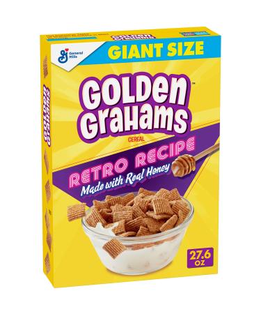 Golden Grahams, Breakfast Cereal, Graham Cracker Taste, Whole Grain, 27.6 oz 27.6 Ounce (Pack of 1)