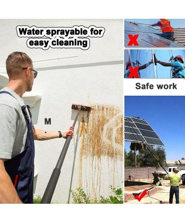Water Fed Pole Kit Window Cleaning Brush with Extended Handle and Water Hose Window Cleaning Kit with Extension Pole High Window Cleaning Kit Telescoping Pole 30cmbrush-30FT/9M 30FT/9M 30cmbrush - Buy Online on GoSupps.com