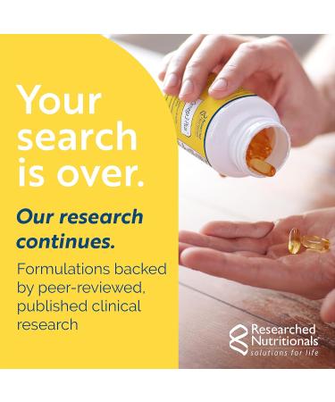 Researched Nutritionals ATP Supplements for Cellular Health & Energy Support - ATP Fuel - Vitamin E, CoQ10 & NADH to Promote Mental Clarity & Healthy Mitochondria (150 Capsules) - Buy Online on GoSupps.com