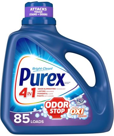 Purex Liquid Laundry Detergent Odor Stop Plus Oxi 128 oz - 85 Loads - Premium International Shipping - Buy Online on GoSupps.com