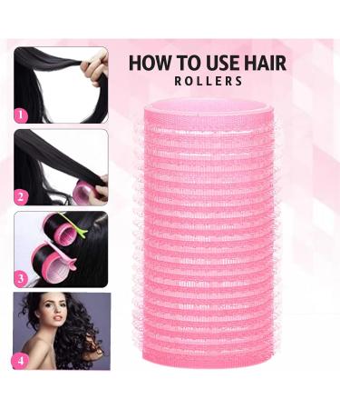 Hair Rollers Heavy Duty Hairstyle Rollers Plastic Hair Curlers Long Short Volume Roller Set For Long Short Hairs DIY Hair Styling Hairdressing Tool Salon Essentials Home Accessories (3Pc) - Buy Online on GoSupps.com