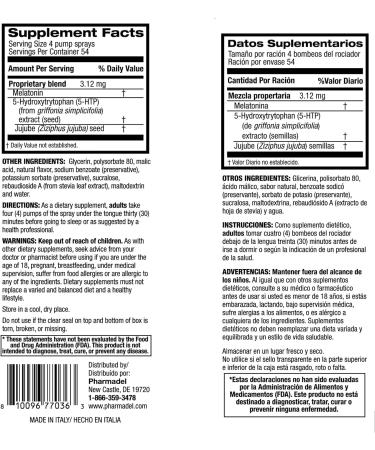 Salutari Sweet Dreams Sleep Aid Oral Spray - Natural Rest & Relaxation 0.5 fl oz - Shop Internationally - Buy Online on GoSupps.com