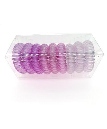 9 Pcs Cute Pink Coil Hair Ties for Women and Children - Hair Brand Accessories - Buy Online on GoSupps.com