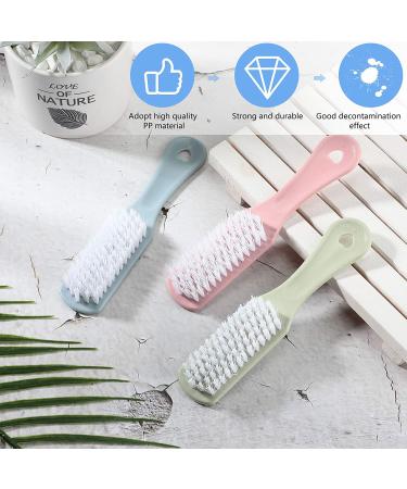 9-Piece Handle Grip Nail Brush Set for Cleaning - Manicure Tools for Toes and Nails - Men and Women - Green, Pink, Blue - Buy Online on GoSupps.com