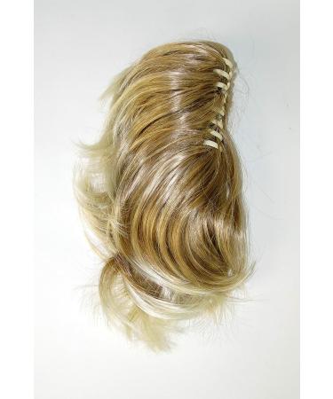 Buy WIG ME UP XF-6381-15T613 Hairpiece | Short Voluminous Wavy Ponytail Braid with Butterfly Clip | Golden Blonde Platinum Streaked Hair Extension - Buy Online on GoSupps.com