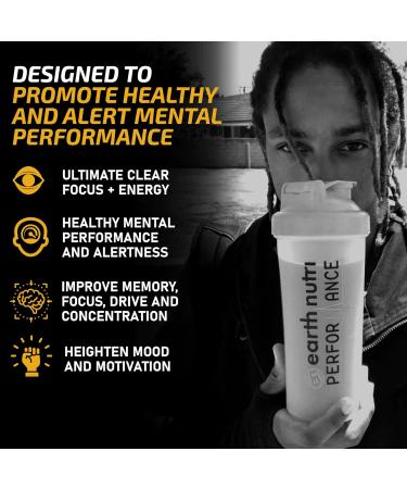 Energy + Focus Powder - Boost Energy & Memory Enhancer with Peak02 AlphaSize Cognizin & More - 20 Servings Mango Flavor - International Shipping - Buy Online on GoSupps.com