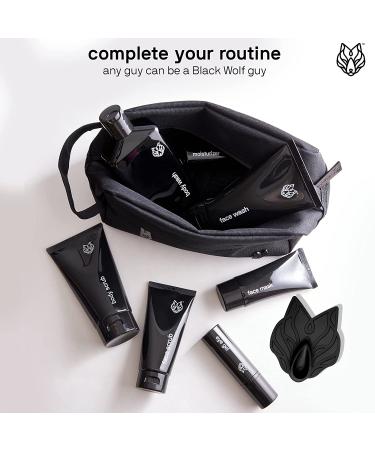 Black Wolf Charcoal Powder Body Wash for Men - 1L | Acne Control & Deep Cleanse with Salicylic Acid - Buy Online on GoSupps.com