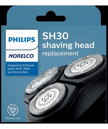 Philips Norelco Replacement Head for Series 3000, 2000, 1000 and S738 Click & Style - Genuine Replacement Blades for Ultimate Precision - Buy Online on GoSupps.com