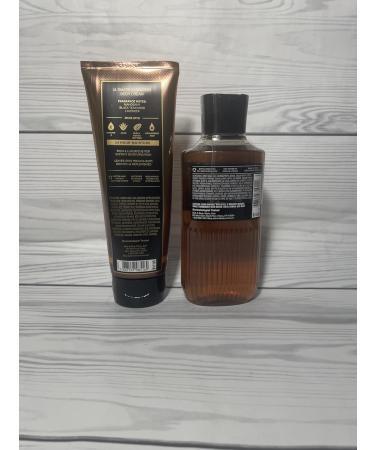 Bath & Body Works Mahogany Teakwood Men's 3-in-1 Hair Face & Body Wash and Body Cream 2 Piece Set - Buy Online on GoSupps.com