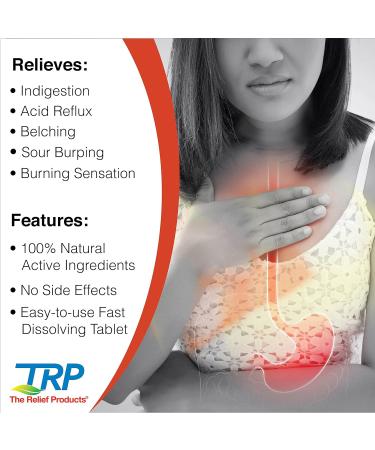 The Relief Products Heartburn Relief - 50 Count | Fast-Acting Heartburn Relief - Buy Online on GoSupps.com