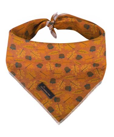 Aring pet dog bandana autumn ahorn leaf dog tandanas young and girl dogs neckerchief enchanting yellow dog triangle bibs for small to large dogs and cats S ahorn leaf