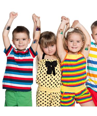 Frozen Birthday Party Supplies: 34-Piece Temporary Tattoos Set for Goody Bags - Safe, Removable, and Magical Skin Tattoos - Buy Online on GoSupps.com