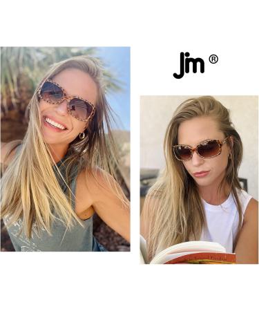 JM Classic Bifocal Reading Glasses | Stylish Square Gradient Sunglasses for Women | Black 3.0x - International Shipping Available - Buy Online on GoSupps.com