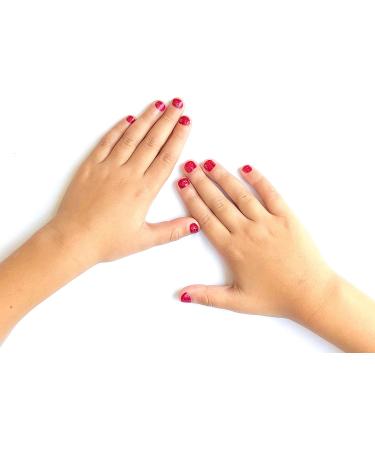Miss Nella JAZZBERRY JAM Glitter Plum Nail Polish for Kids - Non-Toxic, Odour Free, Water Based Formula - Safe and Easy Peel Off for Children and Toddlers - Buy Online on GoSupps.com