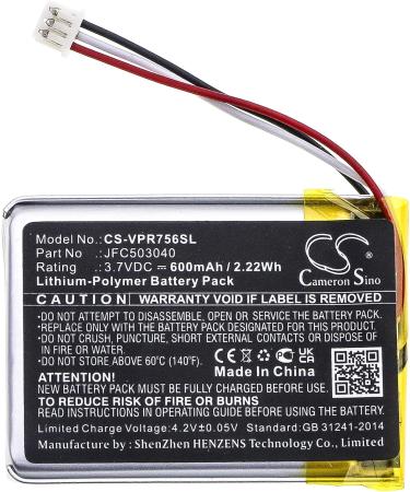 Replacement Battery for Viper 5806V 4606V 7941V 5606V 7941X 3706V 5706V 7944V 7941P 3806V 4806V 4706V JFC503040 - 600mAh | Fast International Shipping - Buy Online on GoSupps.com