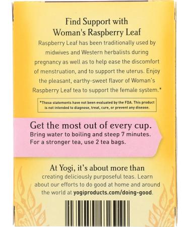  Yogi Yogi Teas Tea Woman Rspbry Gold Leaf - Buy Online on GoSupps.com
