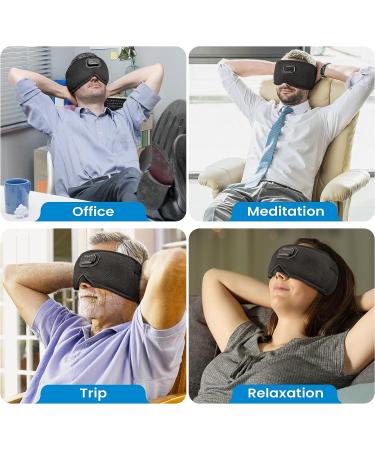 Flashmen 3D Bluetooth Sleep Mask with White Noise Timer and Bluetooth Headphones - Buy Online on GoSupps.com