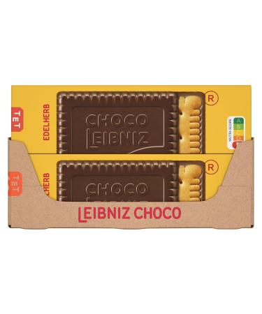 Leibniz Choco Edelherb 12 Pack - Crispy Dark Chocolate Butter Biscuits (12 x 125g) - Buy Internationally - Buy Online on GoSupps.com