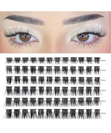 Buy Lankiz Single Eyelashes 0.07 D Curl 10-16mm - 72 PCs Cluster Lashes for DIY Eyelash Extensions | Premium Quality Artificial Lashes - Buy Online on GoSupps.com