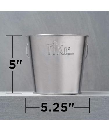 TIKI Brand BiteFighter Citronella Mosquito Repellent Candle - 17 oz Silver Metal Bucket for Outdoor Use | International Shipping Available - Buy Online on GoSupps.com