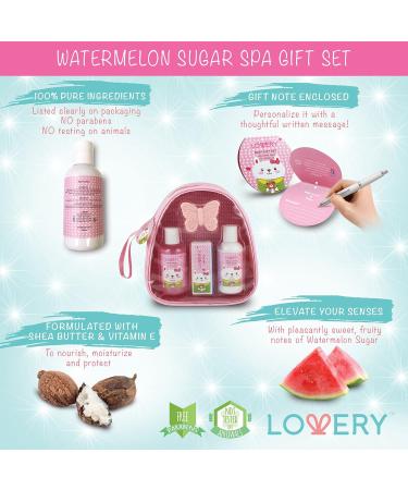 Birthday Gifts for Girls | 5pc Kids Bubble Bath Spa Set | Heavenly Watermelon Fragrance | Perfect Gift Idea - Buy Online on GoSupps.com