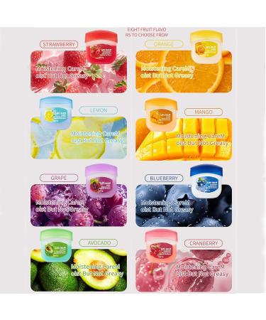 8PCS Fruit Flavored Lip Care Set Glosses + Night Balms + Fruit-Flavored Lip Glosses Set Can Be Used as Glosses Night Balms Colorless Lipstick and Moisturizing Mask (2Set) - Buy Online on GoSupps.com