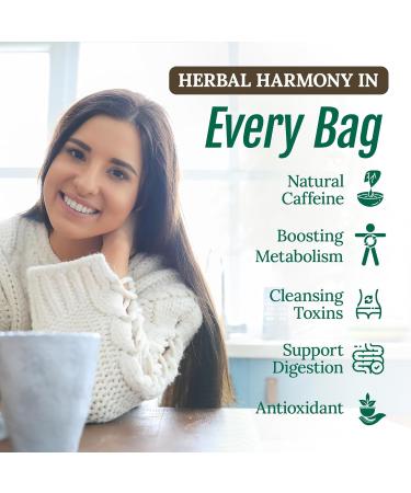 KUKER Detox Tea Bags with Dandelion Turmeric Nettle Tea Ginger and Basil - Detox Drink Herbal Teas Dandelion Tea Calming Tea & Relaxing Tea Dandelion Root Tea - 20 Tea Bags 30g - Buy Online on GoSupps.com