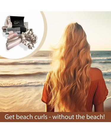 Sleep N Curl - 100% Pure Mulberry Silk Heatless Hair Curler Kit with Silk Cap - Buy Online on GoSupps.com