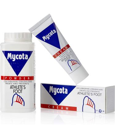 Mycota Powder 70g - Treats & Prevents Athlete's Foot, Relieves Itching - Buy Online on GoSupps.com