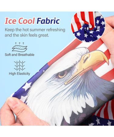 4th of July Calf Compression Sleeves for Men - 20-30mmHg Red White Blue Star Leg Support - Eagle Shin Splint Sleeve for Running Cycling Football - Buy Online on GoSupps.com