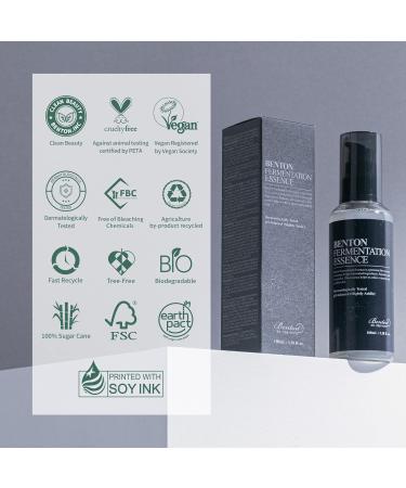 BENTON Fermentation Essence 3.38 fl. oz - Korean Clean Beauty for Skin Smoothing & Elasticity | Galactomyces Bifida Lactobacillus - Shop Internationally - Buy Online on GoSupps.com