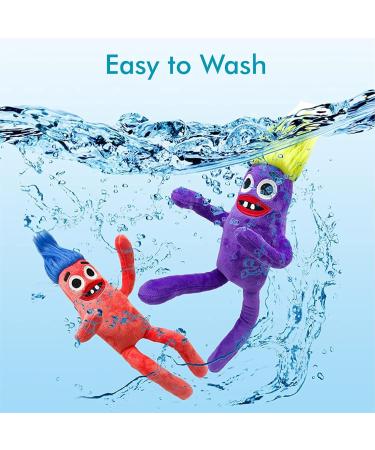 Sausage Purple Plush Toy - Rainbow Friends Cartoon Character | Soft Squishy Stuffed Doll for Kids | Ideal Squishmallow Teddy Pillow Figure Toy - Buy Online on GoSupps.com