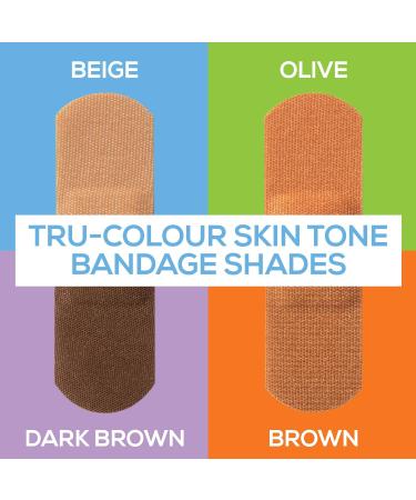 Skin Tone Bandages Variety Pack - 120 Count for All Skin Types | International Shipping - Buy Online on GoSupps.com