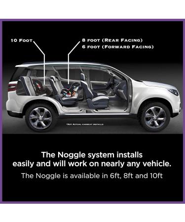 Noggle Air Vent Extender Hose - Make Backseat Cool Again | Car Travel Accessories for Kids | 6ft Black Ice - Buy Online on GoSupps.com