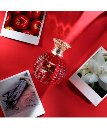 PRINCESS MARINA De Bourbon Cristal Royal Passion - Eau de Parfum for Women - Opens with Pear Blackcurrant and Bergamot - Contains EDP Spray Body Lotion and Pouch - 3 pc Gift Set - Buy Online on GoSupps.com