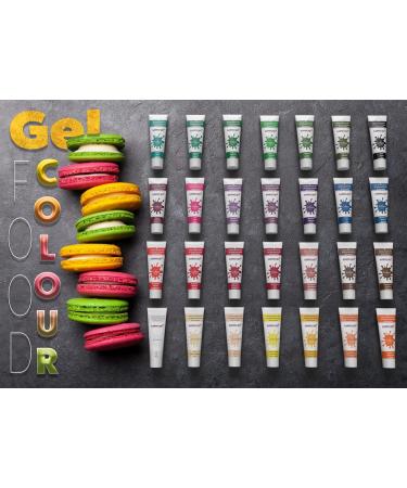 Dekozauber24 Lemon Yellow Food Coloring Gel - 30g Tube for Fondant Marzipan & Cake Decoration | Premium Baking Accessories - Buy Online on GoSupps.com