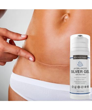 Colloidal Silver Gel with Aloe Vera | Strong 30ppm Formula | pH Balanced 1 - Buy Online on GoSupps.com