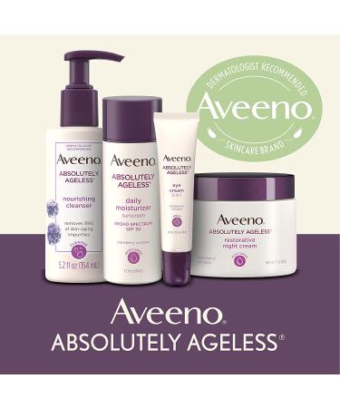 Aveeno Absolutely Ageless Nourishing Daily Facial Cleanser - Blackberry Extract - 5.2 fl. oz - Buy Online on GoSupps.com