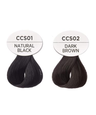 Kiss Quick Cover Natural Herbal Color Change Shampoo 3 Pack - Natural Black - Buy Online on GoSupps.com