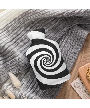 Hot Water Bottle with Lid - Rubber Spiral Strip for Pain Relief Cramps & Foot Warmth - Hot & Cold Therapy - Buy Online on GoSupps.com