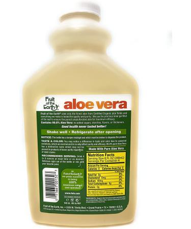 Fruit of The Earth Aloe Vera Juice Bundle - 32oz Original & Wild Berry + Recipe Card - Buy Online on GoSupps.com