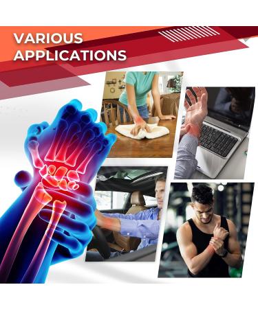 Breathable Carpal Tunnel Wrist Brace for Men & Women - Adjustable Night Support for Tendonitis, Arthritis - S/M Right Hand - Buy Online on GoSupps.com