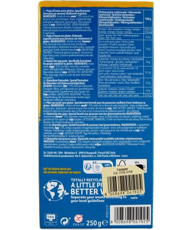 Lasagna (250 g) - Sharp - Gluten Free - Buy Online on GoSupps.com