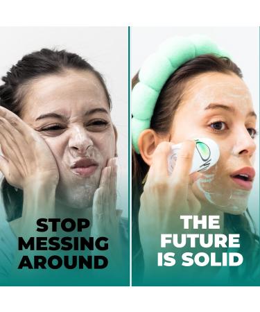 Travel-Friendly Face Cleanser Stick | Vegan Cruelty-Free Sulfate & Paraben Free - Gentle Hydrating Makeup Remover for All Skin Types - Buy Online on GoSupps.com