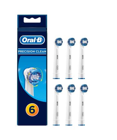 Braun Oral-B Precision Clean Refill Replacement Rechargeable Toothbrush Heads 6 in Pks