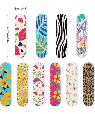 JSRQT Mini Nail Files Bulk Double Sided 100 Mini Nail Files for Natural Acrylic Fake Nails Emery Boards for Nails Nail Filer Professional Nail File Buffer Set Nails Accessories 150 Grit(10 Colors) - Buy Online on GoSupps.com