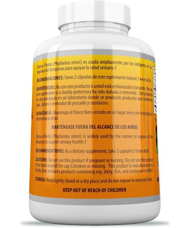Chanca Piedra 100 Count - 500 mg Stone Breaker Capsules | Natural Kidney Health Support - Fast International Shipping - Buy Online on GoSupps.com