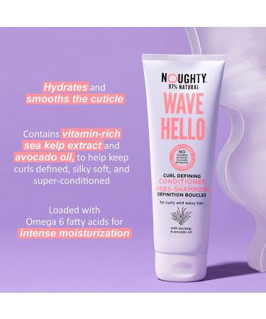 Noughty Wave Hello Curl Defining Conditioner 8.4 fl oz - Best for Curly Hair - Buy Online on GoSupps.com
