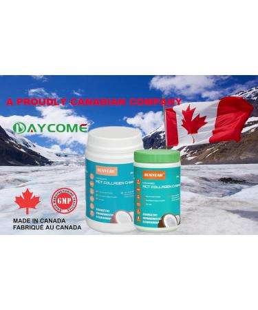 SUNYEAH MCT Collagen Coffee Creamer Powder Keto Collagen Creamer 30 Servings Sugar-Free 300 g Pure Coconut C8 C10 MCT Oil Powder mixed with Marine Collagen Peptides Unflavored 300 g (Pack of 1) - Buy Online on GoSupps.com