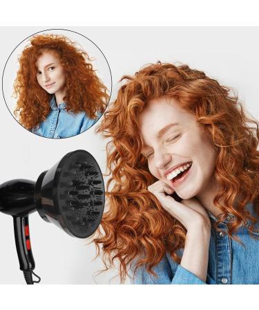 Segbeauty Universal Collapsible Diffuser Hair Dryer Attachment Fit for 3.8-8.2cm Nozzle Black Travel Diffuser Hair Dryer for Curly Hair Professional Adjustable Blow Dryer Diffuser Attachment 3.8-8.2cm/1.5-3.2in-Black-Foldable - Buy Online on GoSupps.com